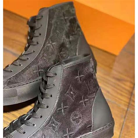 louis vuitton tattoo sneakers boot|Louis Vuitton cream boots.